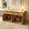 STILVORA Sideboard mit gehärteter Glasplatte, Kommode mit 2 Produktbild-Vorschau 2