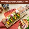 bremermann Lot de 6 piques à barbecue avec 2 supports, Voir les images du produit 5