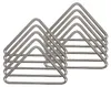10 Metall Dreiecke Triangeln silbern Ring für Gurtband Produktbild-Vorschau 1