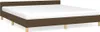 vidaXL Bettgestell ohne Matratze Dunkelbraun 180x200 cm Produktbild-Vorschau 1