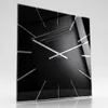 Grande orologio da parete EXACT nero 50 cm per il soggiorno Anteprima dell’immagine prodotto 4