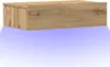 A wooden cabinet with blue light underneath. Produktbild-Vorschau