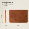 Accezz Leather Laptop Hülle MacBook 15 Zoll - Laptop Sleeve Produktbild-Vorschau 7