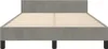 vidaXL Struttura letto senza materasso grigio chiaro Anteprima dell’immagine prodotto 4