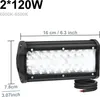 UISEBRT 2x120W reflektor roboczy LED, reflektor terenowy z Podgląd zdjęcia produktu 2
