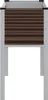 vidaXL Záhradný kvetináč hnedý 100 x 45 x 90 cm oceľ Náhľad obrázku produktu 5