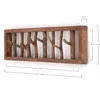 WANDGARDEROBE AST-HAKEN | 82x22cm, Altholz, Shabby Chic Produktbild-Vorschau 2
