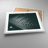 Gerahmtes Poster - Weißer Rahmen - Blatt Palme exotisch - Produktbild-Vorschau 3