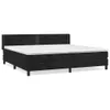 vidaXL Postel Boxspring s matrací černá 200x200 cm Velvet Náhled obrázku produktu 1