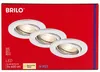 Briloner PRISMA LED Einbauleuchten 3er Set Weiß 3x5W 350lm Produktbild-Vorschau 4