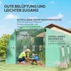 Outsunny Foliengewächshaus Gewächshaus Treibhaus Produktbild-Vorschau 5