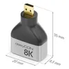 deleyCON Micro HDMI Adapter Kupplung Kabel Verbinder Produktbild-Vorschau 6