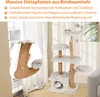 COSTWAY 135cm Kratzbaum, Katzenbaum mit Katzenhöhle, Produktbild-Vorschau 7