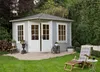Alpholz 5-Eck Gartenhaus Monica aus Massiv-Holz, Gerätehaus Produktbild-Vorschau 1