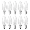 10 x Glühbirne Kerze 40W E14 klar Glühlampe 40 Watt Produktbild-Vorschau 1