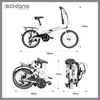 E-Sky 20" Faltbares E-Bike für Erwachsene, Aluminiumrahmen, Produktbild-Vorschau 5