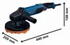 BOSCH PROFESSIONAL Orbital Polisher - GPO 11-180 S - 1100W Anteprima dell’immagine prodotto 3