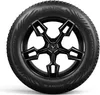 A Vredestein Quatrac tire mounted on a black rim, presented against a white background. Náhled obrázku produktu