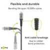 goobay Micro USB naar USB-A stoffenkabel met metalen Productafbeelding-voorbeeld 22