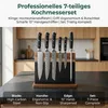 UISEBRT - Set de couteaux de cuisine 7 pièces avec bloc à Voir les images du produit 4