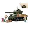 Sluban Army WW2 M38-B1110 Czołg bojowy M4A3 Sherman Podgląd zdjęcia produktu 1