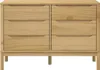 The Living Store Kommode FLORO Wachsbraun Massivholz Kiefer Produktbild-Vorschau 6
