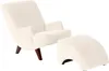Max Winzer Sessel Brandford - Samtvelours creme - Maße: 71 Produktbild-Vorschau 4