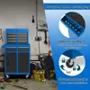 COSTWAY Dílenský vozík 2v1 s kufrem, 8 přihrádek, háčky a Náhled obrázku produktu 8