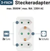 greate 3fach Mehrfachstecker für Steckdose bis max. 3500W - Produktbild-Vorschau 3