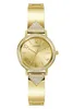 A studio shot of a gold-colored women's watch against a white background. Podgląd zdjęcia produktu