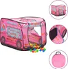 vidaXL Kinder-Spielzelt mit 250 Bällen Rosa 70x112x70 cm Produktbild-Vorschau 8