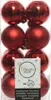 Unzerbrechliche rote Weihnachtskugeln 4cm Matt/Glanz, 16er Produktbild-Vorschau 5