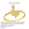 Ring Schlange Gold: Damenring Silber 925 mit Zirkonia 52 Produktbild-Vorschau 2