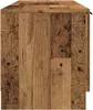A close-up view of a wooden TV cabinet with a rustic, reclaimed wood appearance. Náhled obrázku produktu