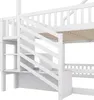 Etagenbett mit 2 Schlafgelegenheiten, Rutsche, Lattenrost, Produktbild-Vorschau 10