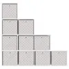 Design Faltboxen 10 Stk. Creme 32x32x32 cm Vlies, Körbe Produktbild-Vorschau 5
