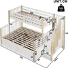 Merax Etagenbett 90x200 und 140x200 cm, Kinderbett mit Produktbild-Vorschau 6