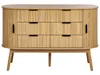 BELIANI Komoda jasnobrązowy MDF 6 szuflad 2 pary Podgląd zdjęcia produktu 5