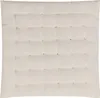 A square, tufted cushion is shown flat against a white background. Produktbild-Vorschau