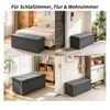 Faltbare Bettbank, Sitzbank und Stütze 76×38×38cm 150kg Produktbild-Vorschau 3