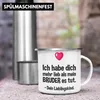 Trendation - Lieblingskind Muttertag Vatertag Emaille Tasse Produktbild-Vorschau 3