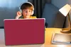 MuchoWow® Laptop Aufkleber Sticker Cover Rot - Einfarbig Produktbild-Vorschau 3