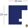 Henzo Cornice moderna 15x15 cm marrone medio con Anteprima dell’immagine prodotto 5