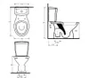 Stand-WC mit Keramik-Spülkasten und Softclose WC-Sitz Produktbild-Vorschau 5