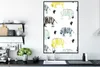 MuchoWow® MuchoWow® Gerahmtes Poster Zebra - Kaktus - Weiß Produktbild-Vorschau 3