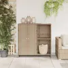 vidaXL Armoire de rangement avec étagère Beige 100 x 36 x Voir les images du produit 2