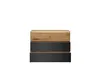 Kommode Berlin 105 x 84 x 42 cm Natur Schwarz Produktbild-Vorschau 2