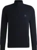 Eleganter Herrenpullover Blau mit Reißverschluss und Produktbild-Vorschau 3