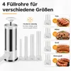 Wurstfüller manuell Edelstahl, 2.2LB Wurstpresse mit 4 Produktbild-Vorschau 6