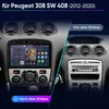 9" autorádio s CarPlay a Androidem 15 pro Peugeot 308, 408 Náhled obrázku produktu 2